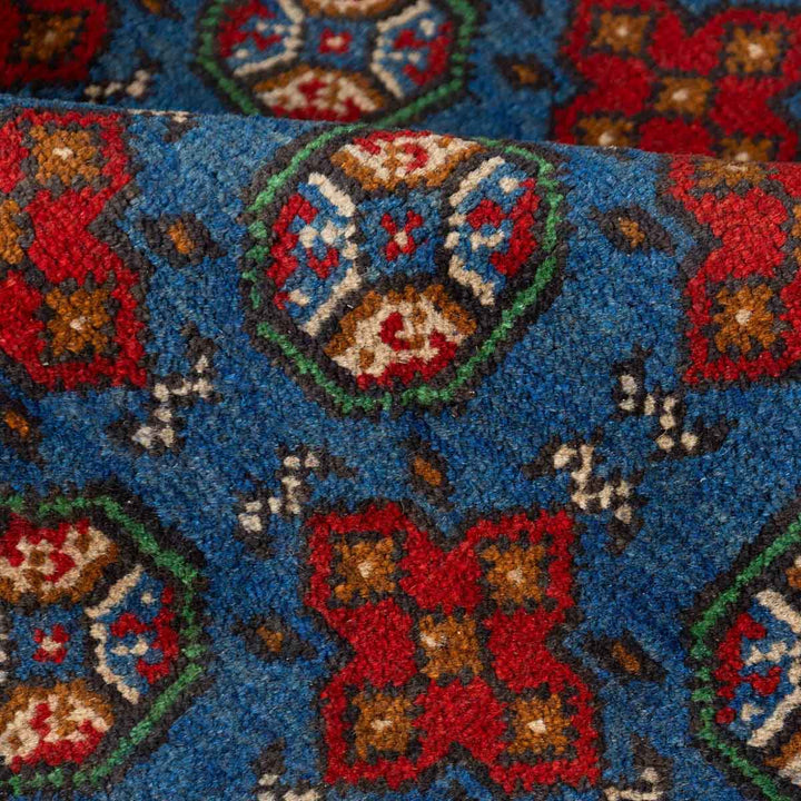 שטיח  אפגני בוכרה 00 כחול 198*151  | Bokhara Rug