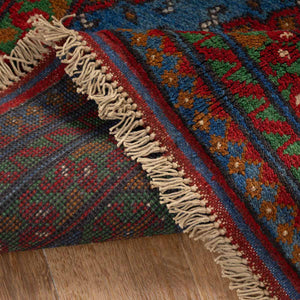 שטיח  אפגני בוכרה 00 כחול 198*151  | Bokhara Rug