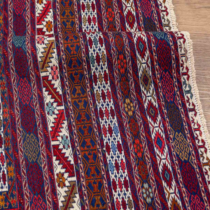 שטיח סומק פרסי 00 צבעוני 197*118 | Persian Sumak