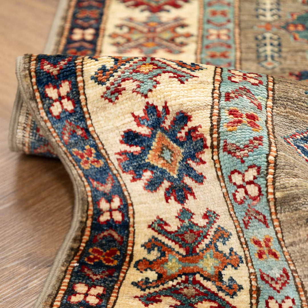 שטיח סופר קזאק 00 צבעוני 317*81 | Super Kazak