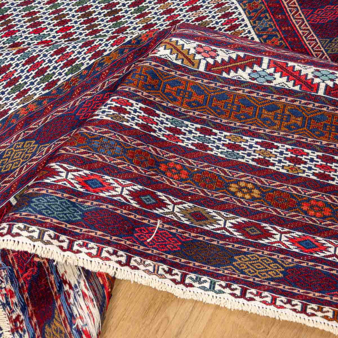 שטיח סומק פרסי 00 צבעוני 197*118 | Persian Sumak