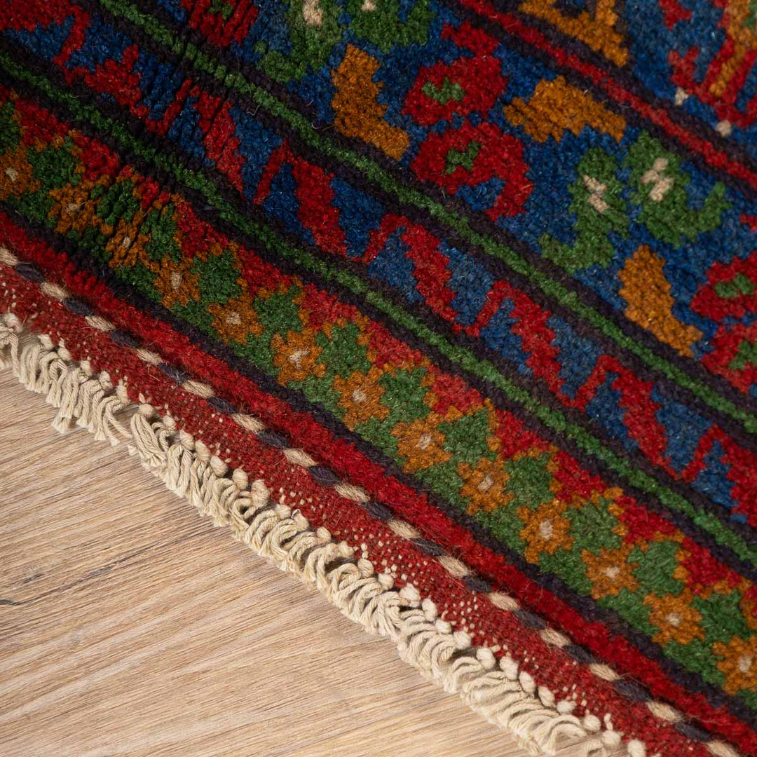 שטיח אפגני בוכרה 00 ירוק 203*152 | Bokhara Rug