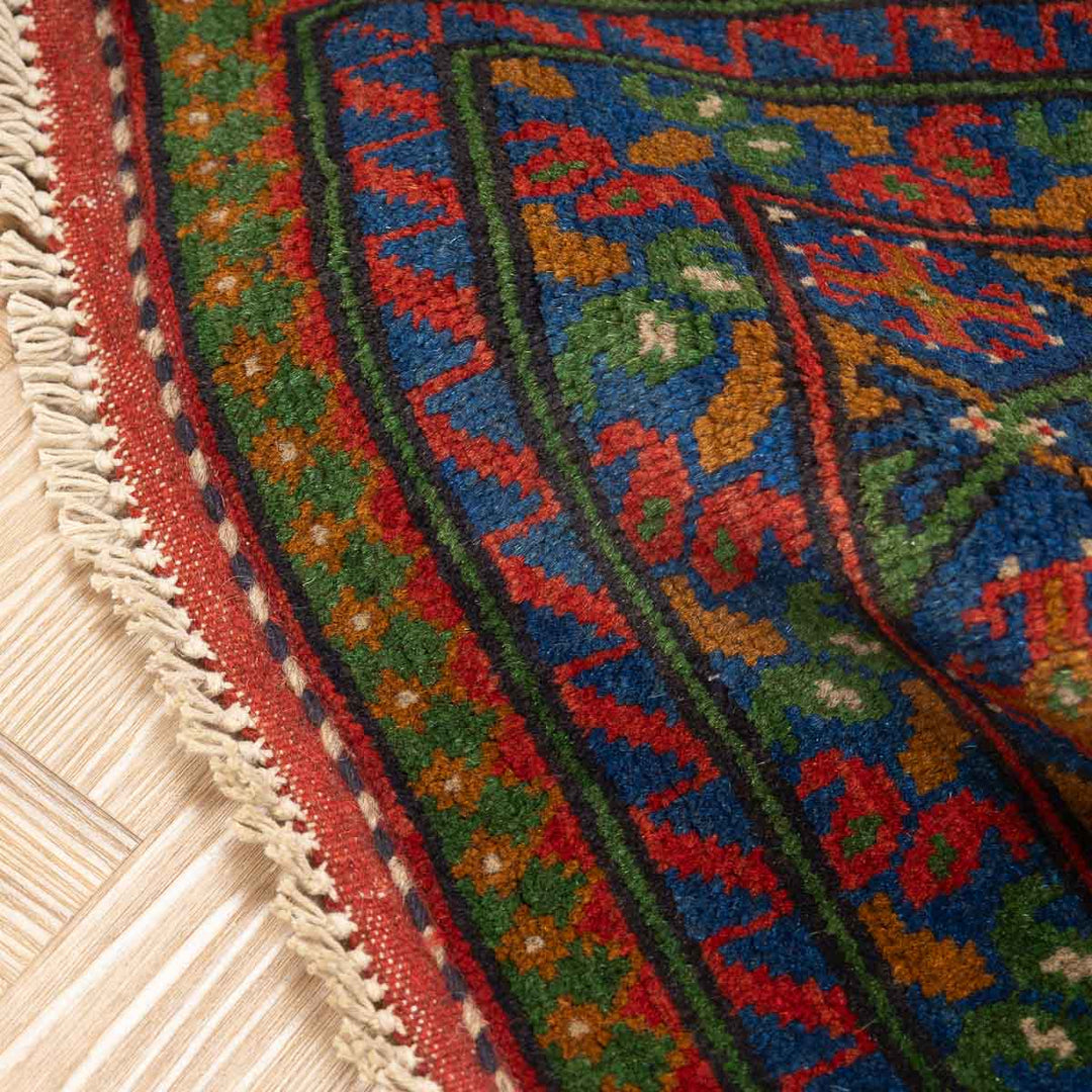 שטיח אפגני בוכרה 00 ירוק 203*152 | Bokhara Rug