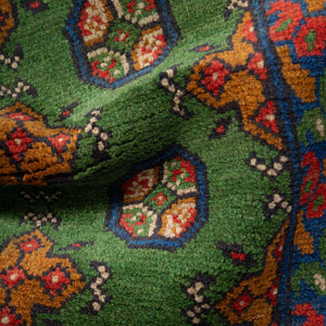 שטיח אפגני בוכרה 00 ירוק 203*152 | Bokhara Rug
