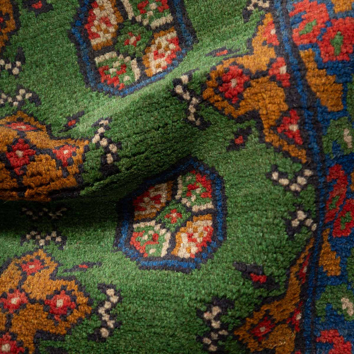 שטיח אפגני בוכרה 00 ירוק 203*152 | Bokhara Rug