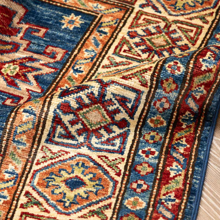 שטיח סופר קזאק 00 כחול 198*150 | Super Kazak