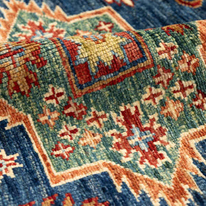 שטיח סופר קזאק 00 כחול 198*150 | Super Kazak