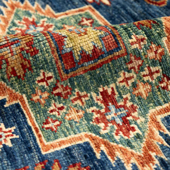 שטיח סופר קזאק 00 כחול 198*150 | Super Kazak