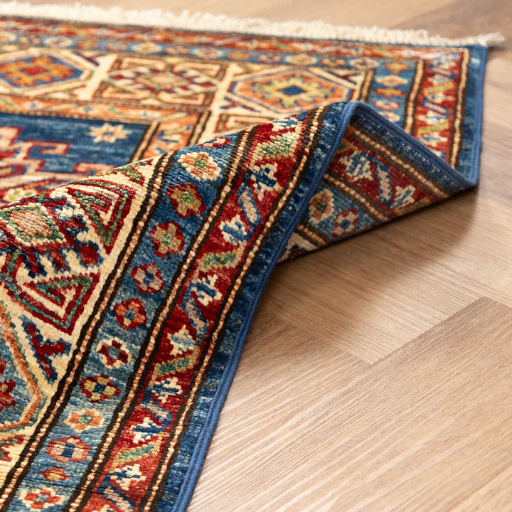 שטיח סופר קזאק 00 כחול 198*150 | Super Kazak
