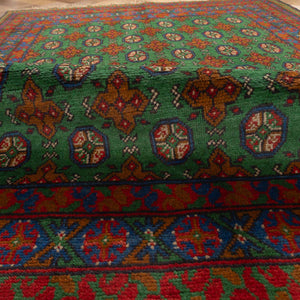 שטיח אפגני בוכרה 00 ירוק 197*148 | Bokhara Rug