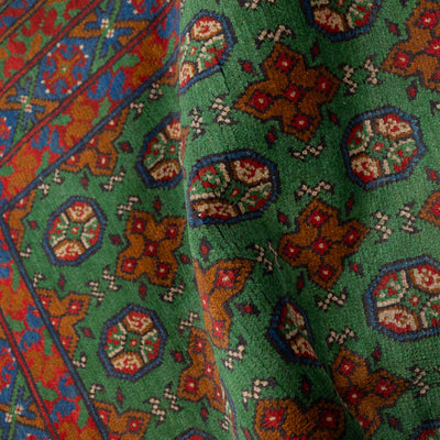 שטיח אפגני בוכרה 00 ירוק 197*148 | Bokhara Rug