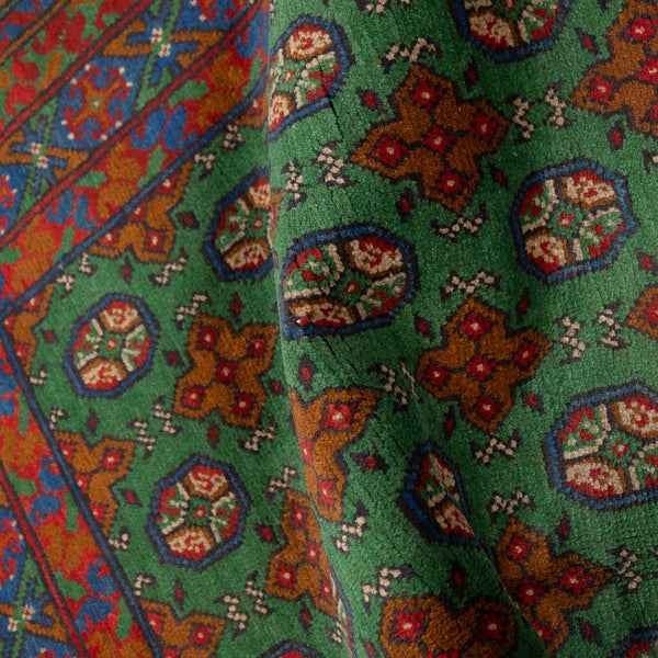 שטיח אפגני בוכרה 00 ירוק 197*148 | Bokhara Rug