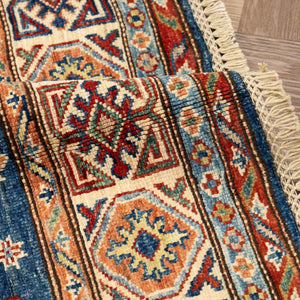 שטיח סופר קזאק 00 כחול 198*150 | Super Kazak