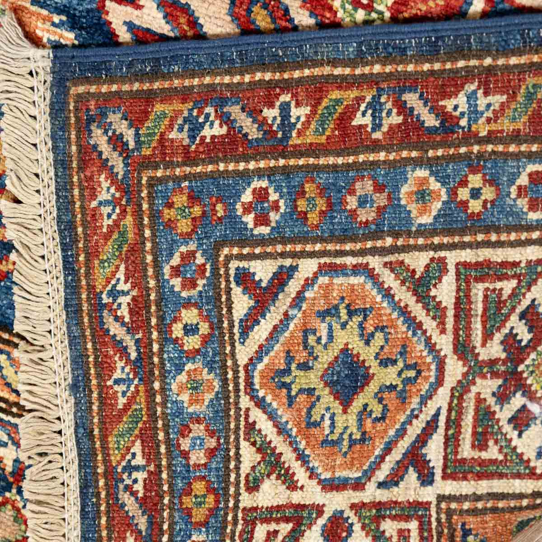שטיח סופר קזאק 00 כחול 198*150 | Super Kazak