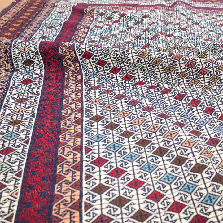 שטיח סומק פרסי 00 צבעוני 196*122 | Persian Sumak