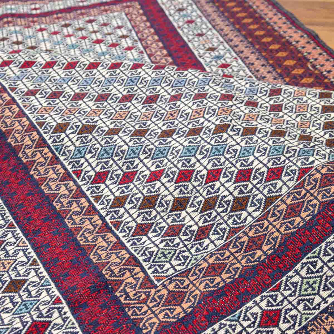 שטיח סומק פרסי 00 צבעוני 196*122 | Persian Sumak