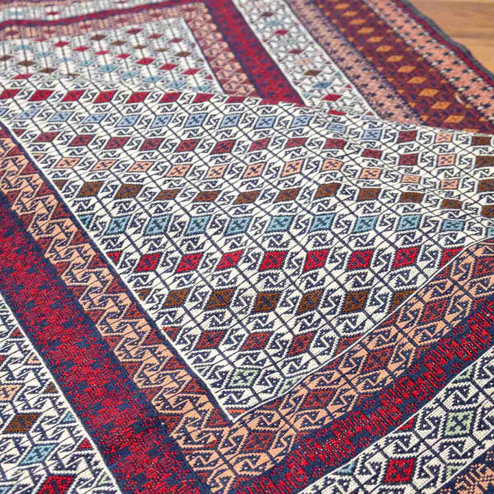 שטיח סומק פרסי 00 צבעוני 196*122 | Persian Sumak