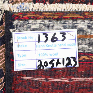 שטיח סומק פרסי 00 צבעוני 205*123 | Persian Sumak