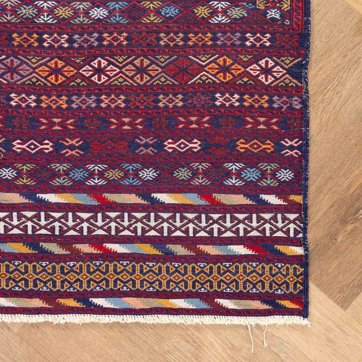 שטיח סומק פרסי 00 צבעוני 211*127 | Persian Sumak