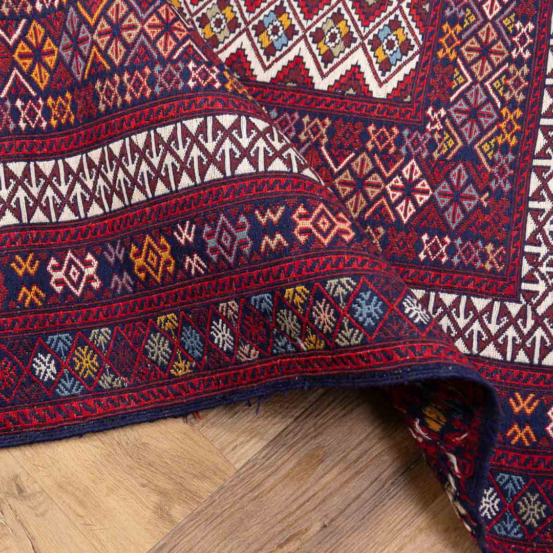 שטיח סומק פרסי 00 צבעוני 211*127 | Persian Sumak