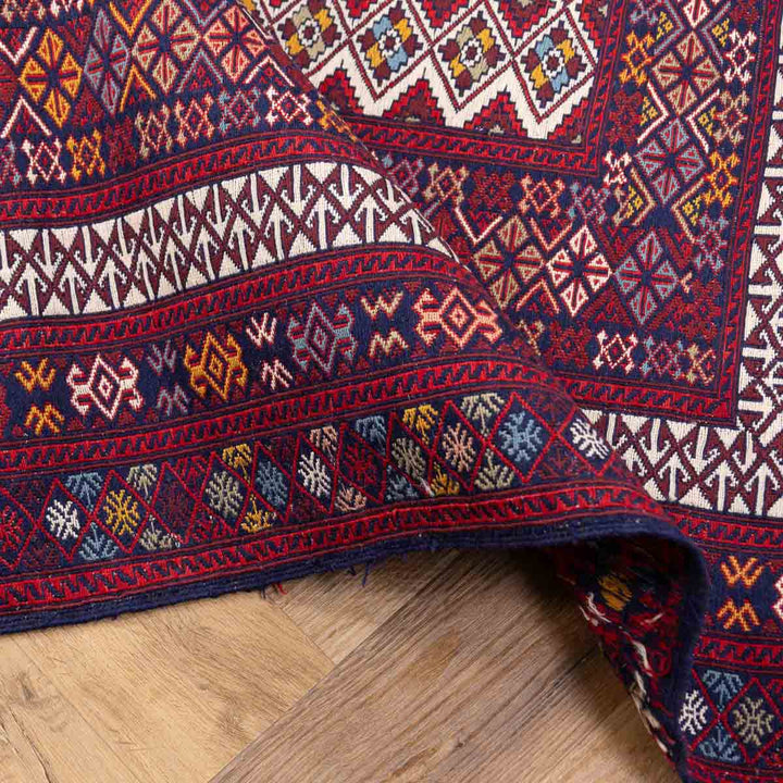 שטיח סומק פרסי 00 צבעוני 211*127 | Persian Sumak