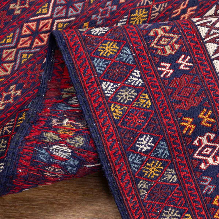 שטיח סומק פרסי 00 צבעוני 211*127 | Persian Sumak