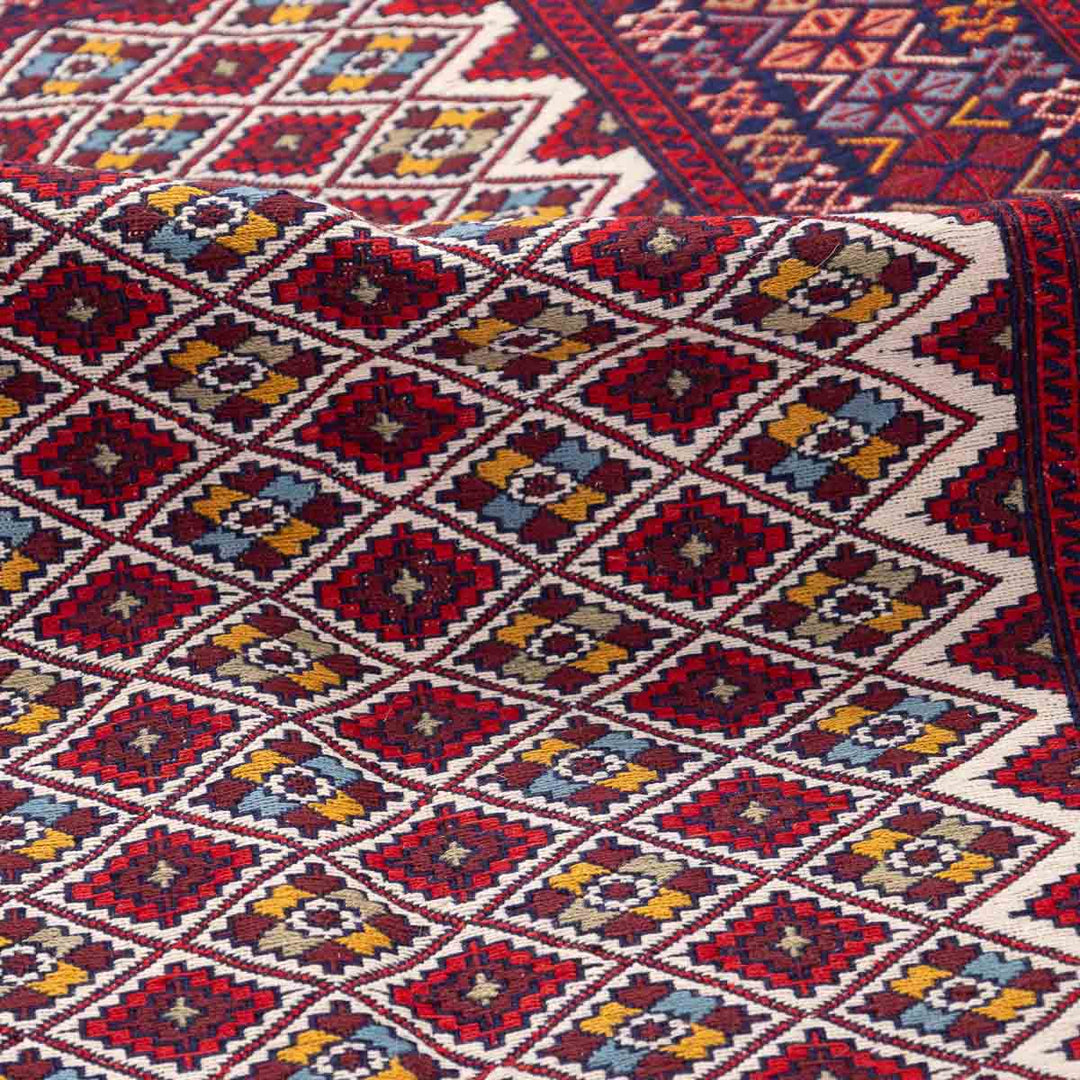 שטיח סומק פרסי 00 צבעוני 211*127 | Persian Sumak