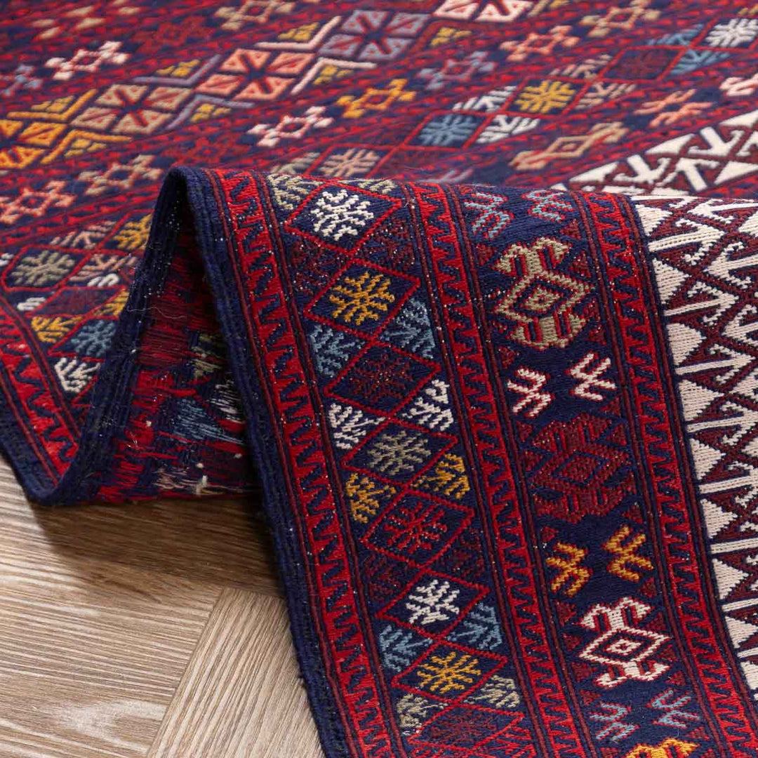 שטיח סומק פרסי 00 צבעוני 211*127 | Persian Sumak