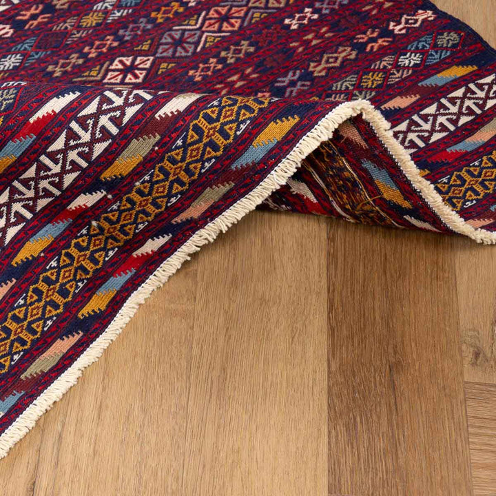 שטיח סומק פרסי 00 צבעוני 211*127 | Persian Sumak