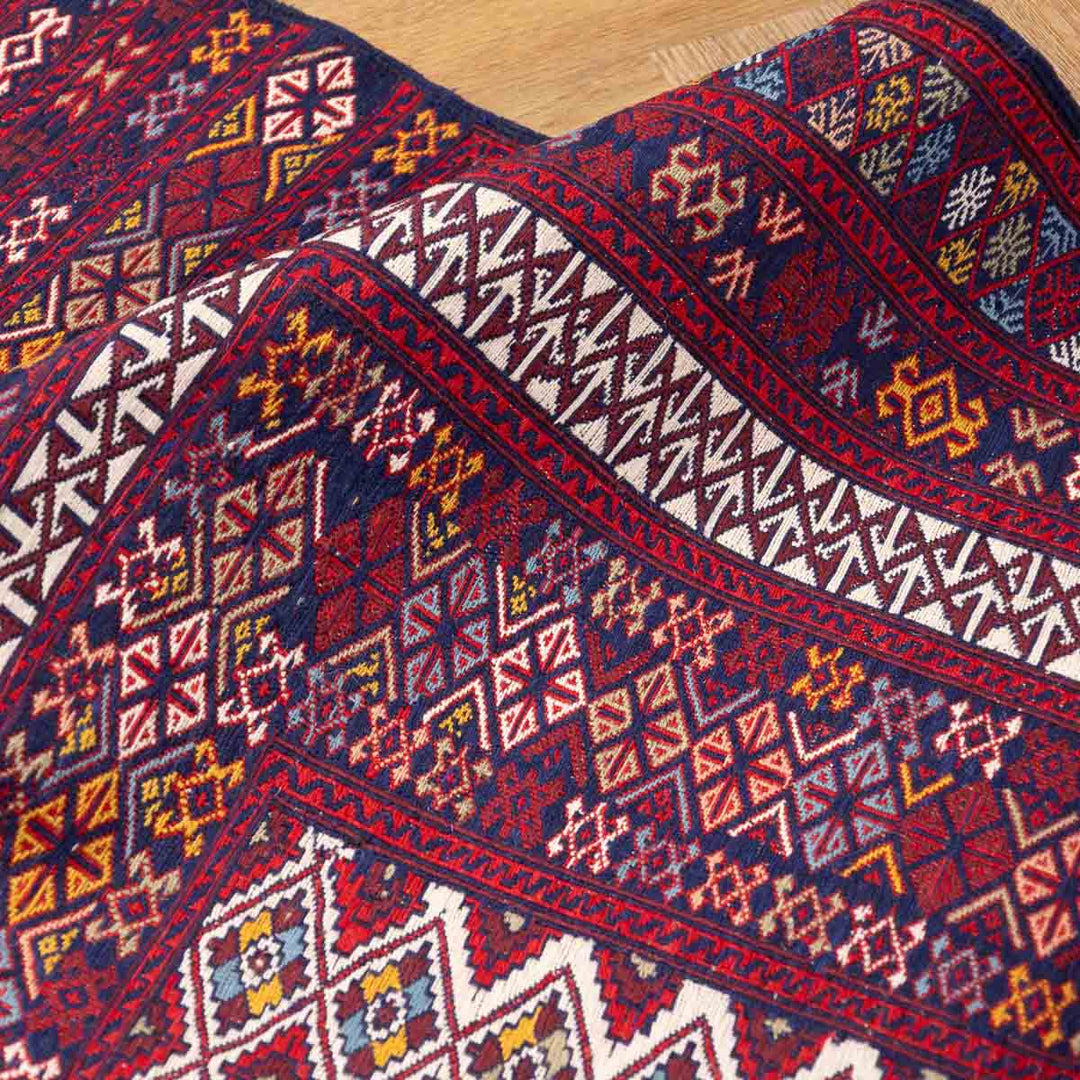 שטיח סומק פרסי 00 צבעוני 211*127 | Persian Sumak