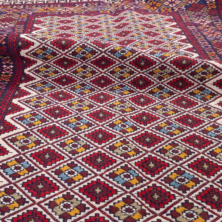 שטיח סומק פרסי 00 צבעוני 211*127 | Persian Sumak