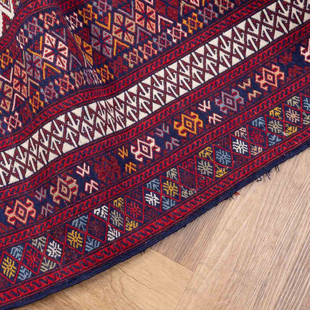 שטיח סומק פרסי 00 צבעוני 211*127 | Persian Sumak