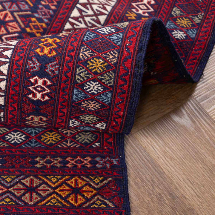 שטיח סומק פרסי 00 צבעוני 211*127 | Persian Sumak