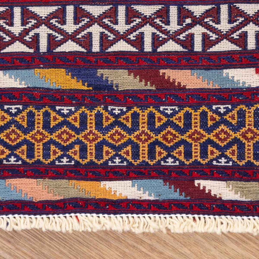 שטיח סומק פרסי 00 צבעוני 211*127 | Persian Sumak