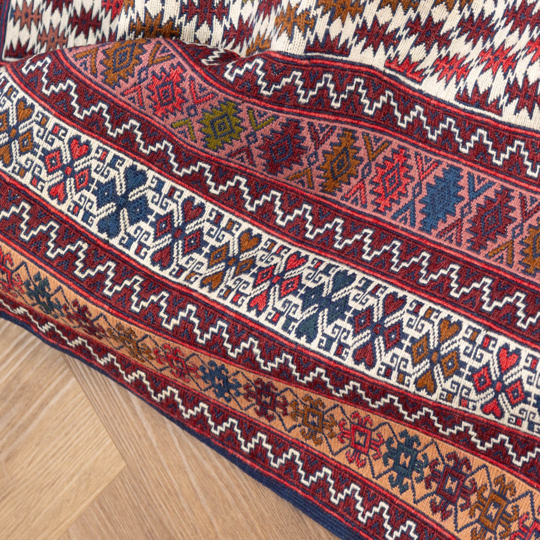 שטיח סומק פרסי 00 צבעוני 193*130 | Persian Sumak