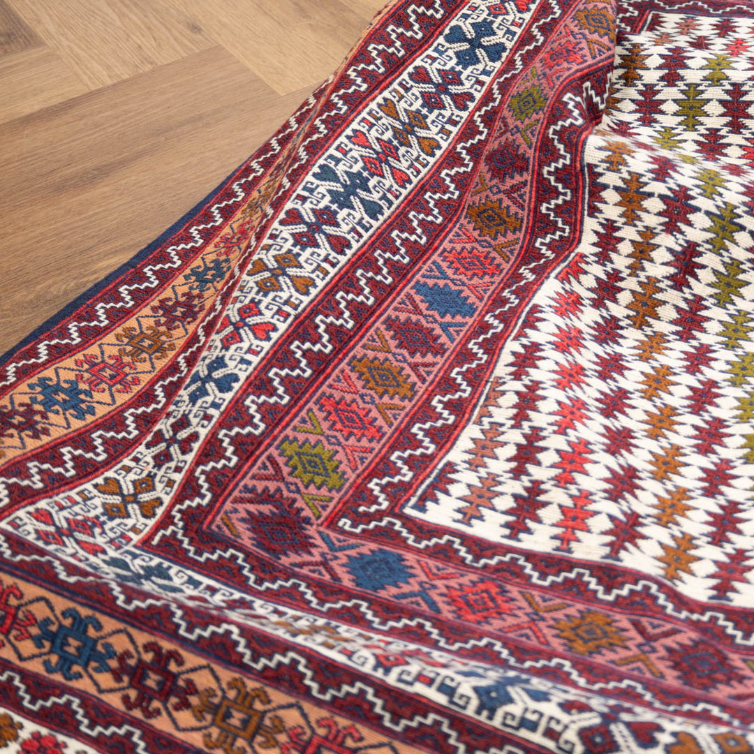 שטיח סומק פרסי 00 צבעוני 193*130 | Persian Sumak