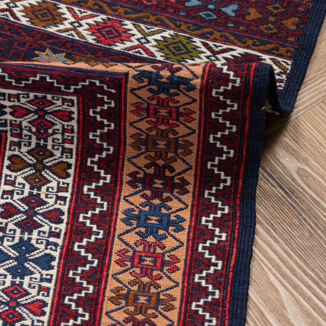 שטיח סומק פרסי 00 צבעוני 193*130 | Persian Sumak