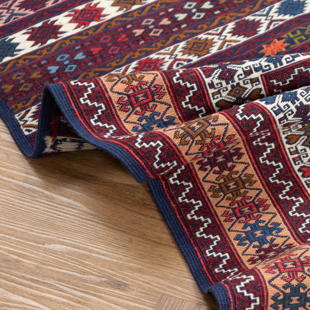 שטיח סומק פרסי 00 צבעוני 193*130 | Persian Sumak