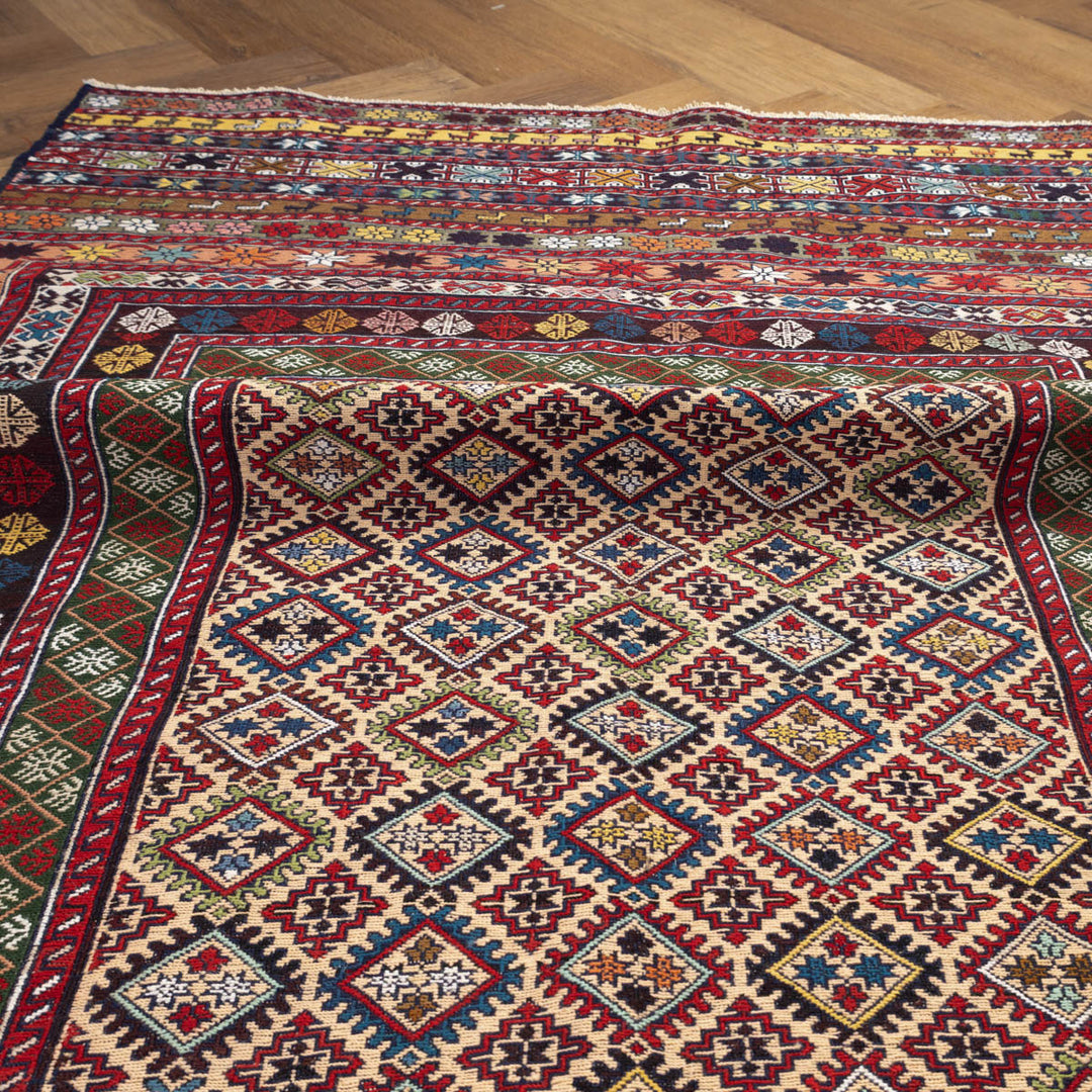 שטיח סומק פרסי 00 צבעוני 190*133| Persian Sumak