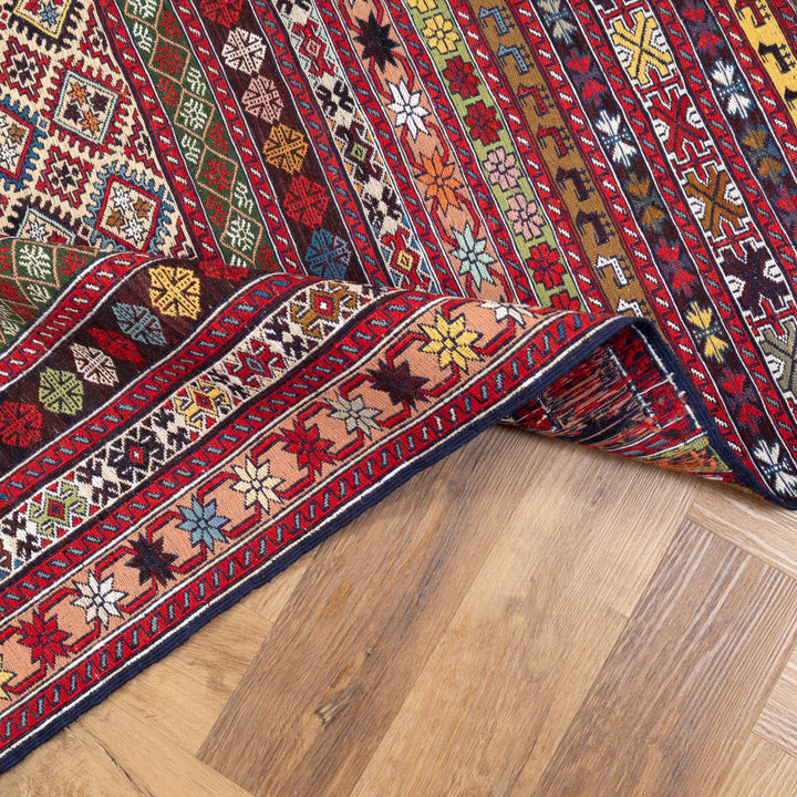 שטיח סומק פרסי 00 צבעוני 190*133| Persian Sumak