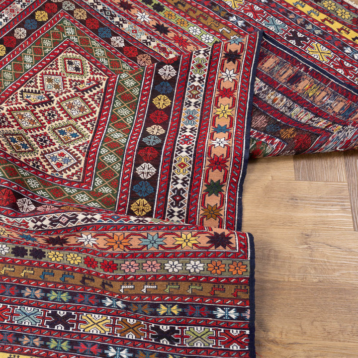 שטיח סומק פרסי 00 צבעוני 190*133| Persian Sumak