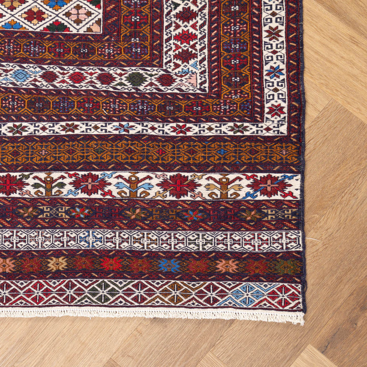 שטיח סומק פרסי 00 צבעוני 192*129| Persian Sumak