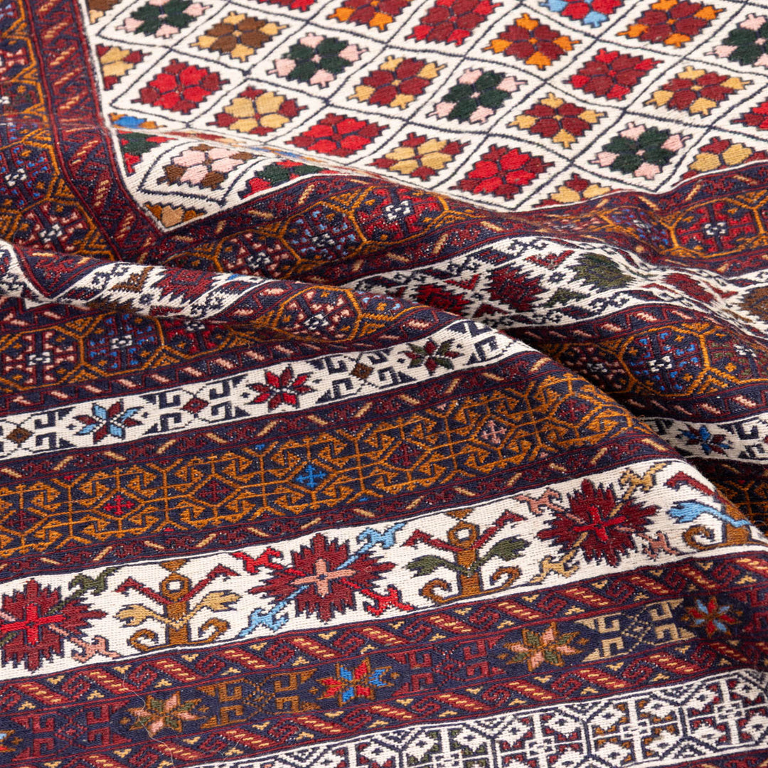 שטיח סומק פרסי 00 צבעוני 192*129| Persian Sumak