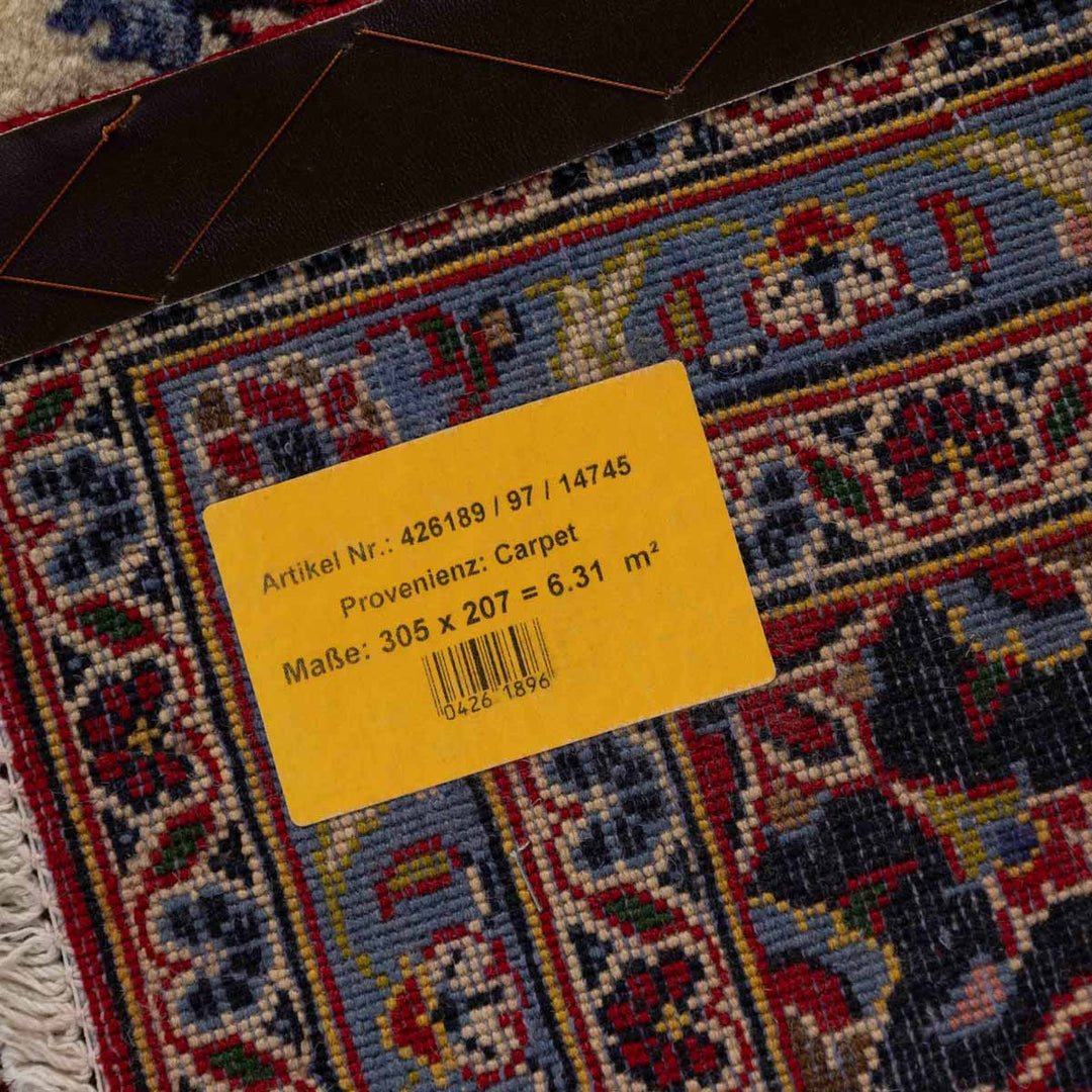 שטיח קשאן פרסי 00 אדום 305*207