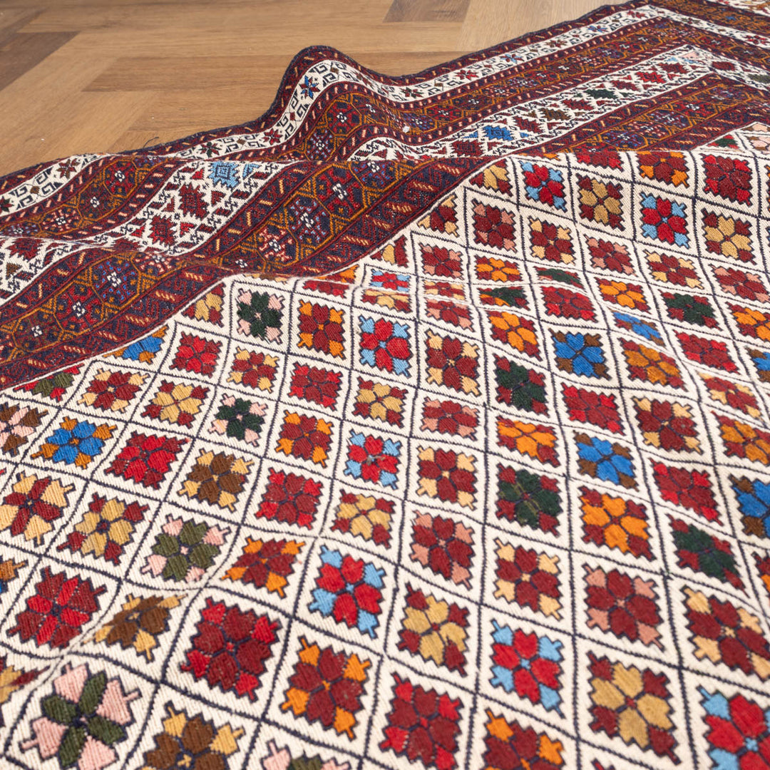 שטיח סומק פרסי 00 צבעוני 192*129| Persian Sumak