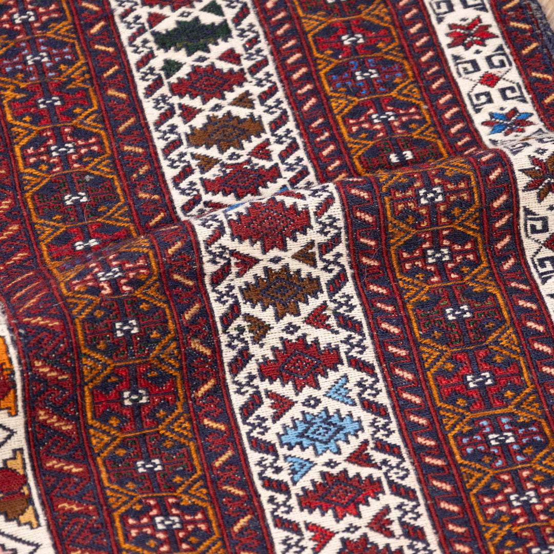 שטיח סומק פרסי 00 צבעוני 192*129| Persian Sumak