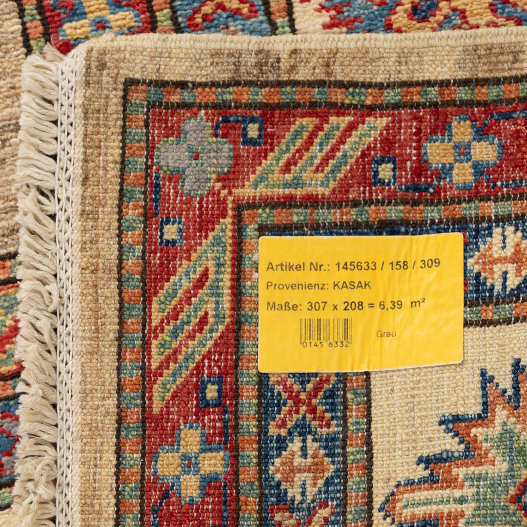 שטיח סופר קזאק 00 צבעוני 307*208 | Super Kazak