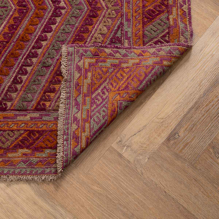 שטיח אוזבקי 00 אדום/כתום 180*150 | Uzbek