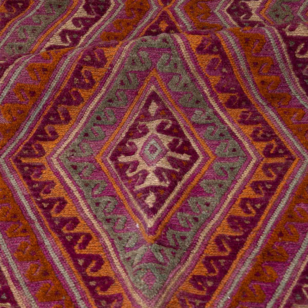 שטיח אוזבקי 00 אדום/כתום 180*150 | Uzbek