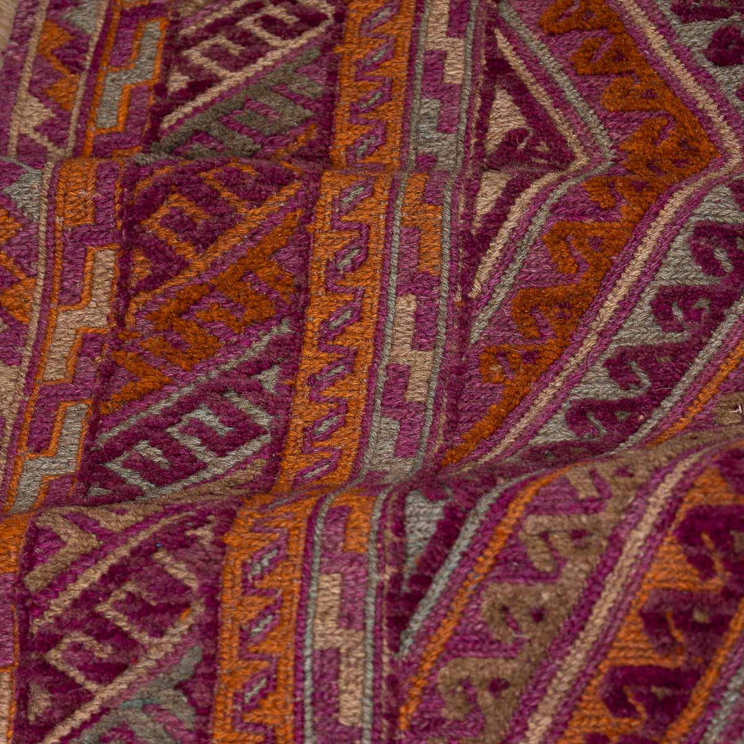 שטיח אוזבקי 00 אדום/כתום 180*150 | Uzbek